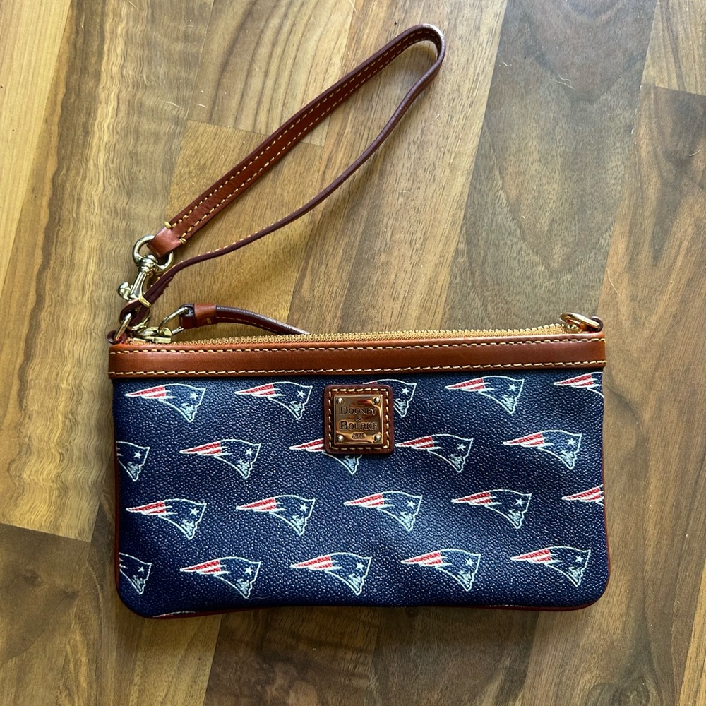Dooney and Bourke patriots wristlet